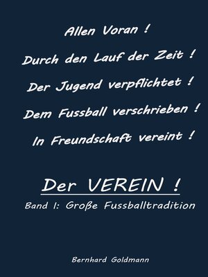 cover image of Der VEREIN!